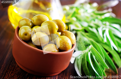 Image of green olives