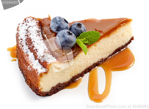 Image of piece of cheesecake