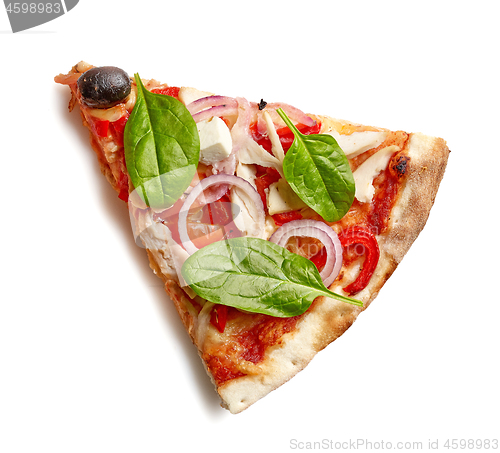 Image of slice of pizza