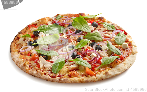 Image of freshly baked pizza