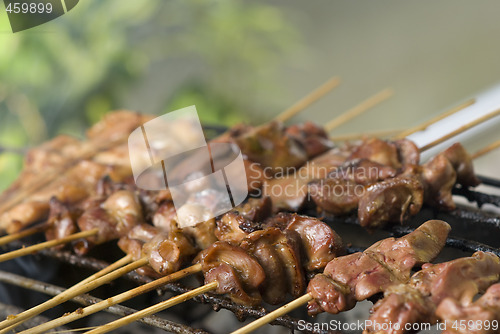 Image of Street barbecue in Bangkok