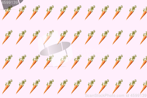 Image of Fresh natural organic carrot root pattern.