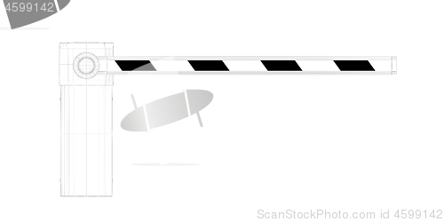 Image of 3D model of boom barrier
