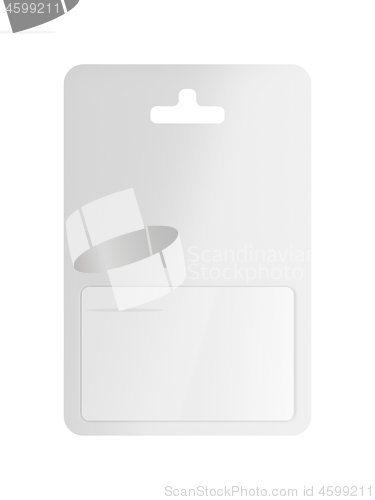 Image of White blank gift card