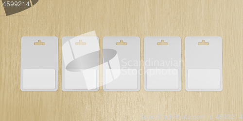 Image of Row with blank gift cards