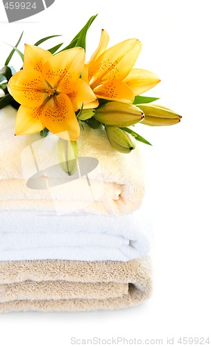 Image of Stack of towels