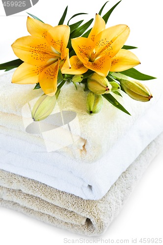 Image of Stack of towels