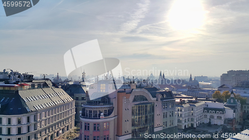 Image of Panorama historic center of Moscow, capital of Russia