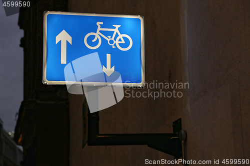 Image of Bicycle Lane Sign