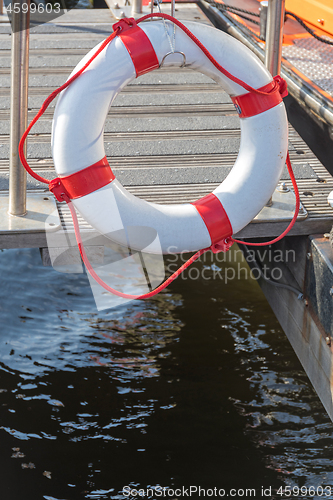 Image of White Life Buoy