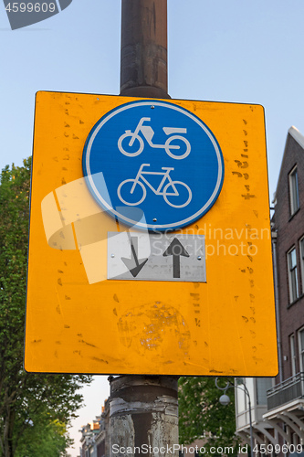 Image of Dual Bike Lane Sign