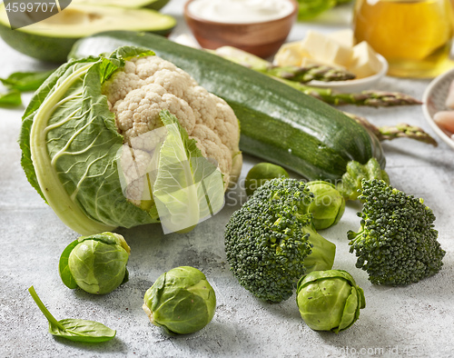 Image of various fresh vegetables