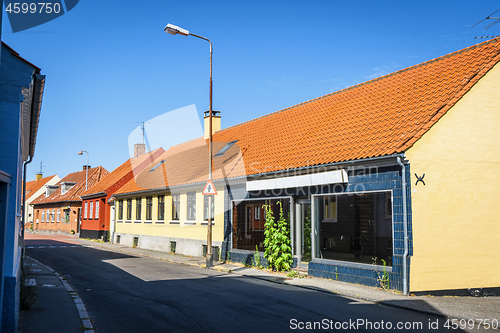 Image of Closed store in a small danish city