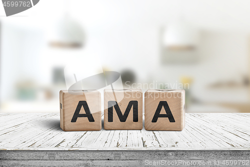 Image of AMA ask me anything message