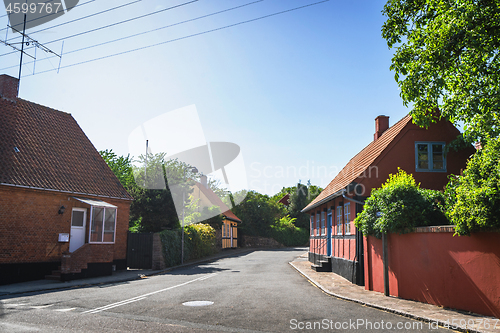 Image of Streets of Denmark with colorful buildings