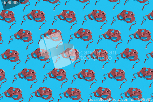 Image of BDSM sex cat masks pattern.