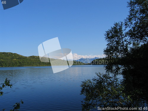 Image of blue lake