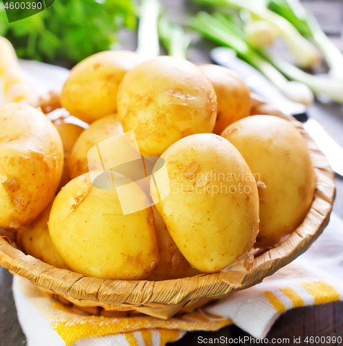 Image of raw potato