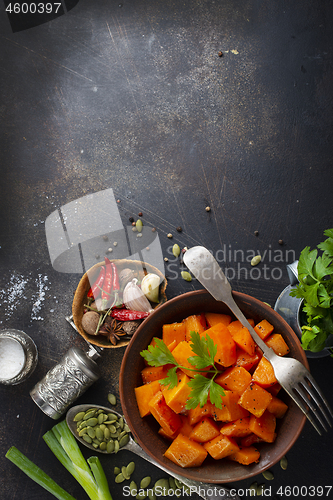 Image of fried pumpkin