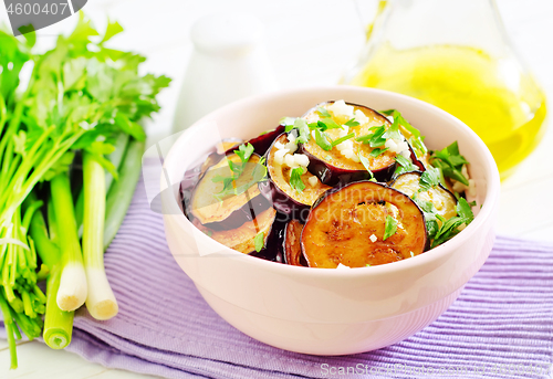 Image of fried eggplants