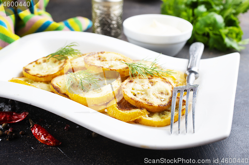 Image of fried zucchini