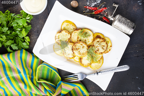 Image of fried zucchini