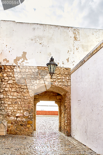 Image of Gateway to nature park of Ria Formasa in Faro city