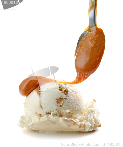 Image of ice cream and soft caramel