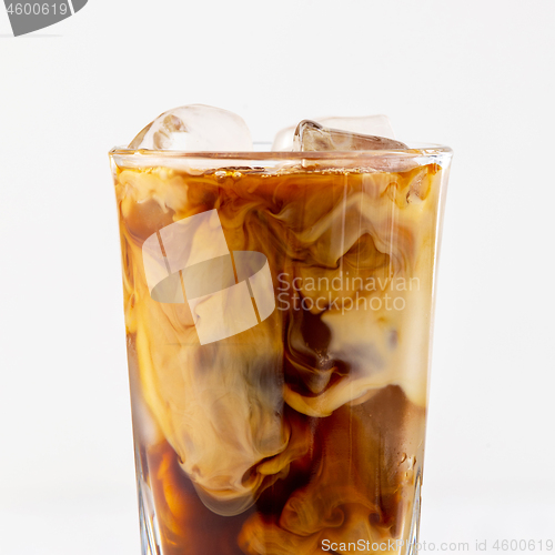 Image of iced coffee with milk