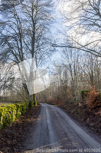 Image of Old winding gravel road