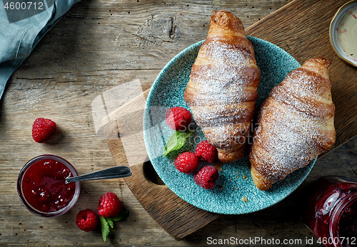 Image of freshly baked croissants