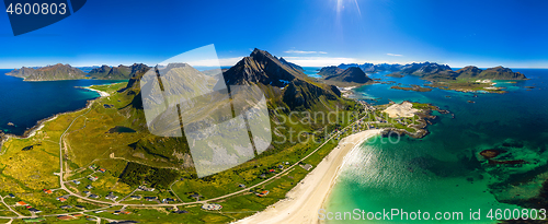 Image of Beach Lofoten archipelago islands beach