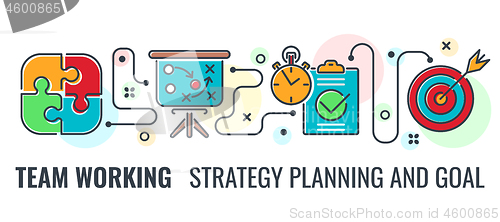 Image of Teamwork Strategy Planning Banner