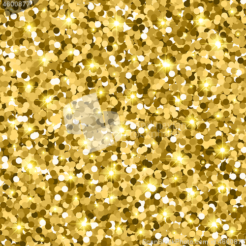 Image of Gold Glitter Seamless Pattern