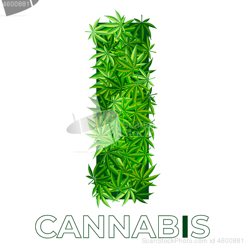 Image of Cannabis Hemp Leaf Logo