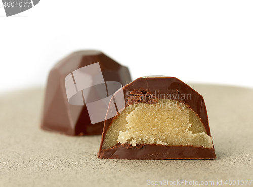 Image of homemade chocolate praline