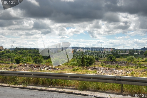 Image of Empty parcel for Baltic Arena football stadium