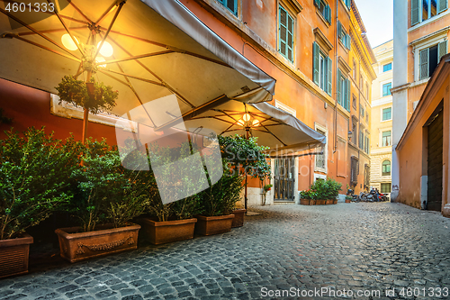 Image of Street cafe in Rome