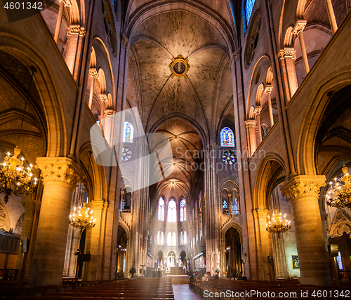 Image of Interior of Notre Dame