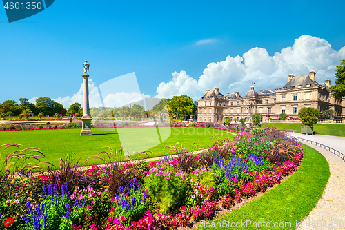 Image of Flower beds in Paris