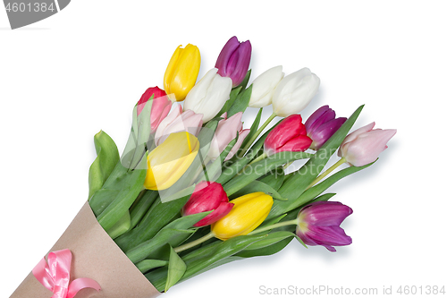 Image of Tulips flowers background