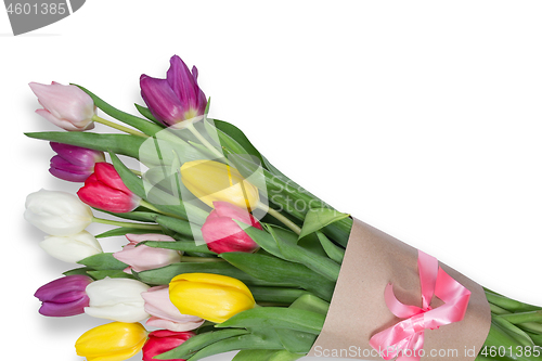 Image of Tulips flowers background
