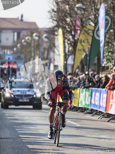 Image of The Cyclist Oss Daniel- Paris Nice 2013 Prologue in Houilles