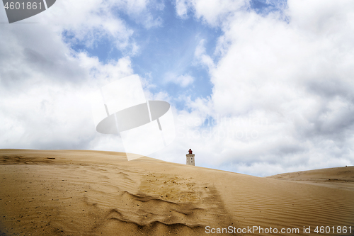 Image of Lighthouse in the middle of a desert