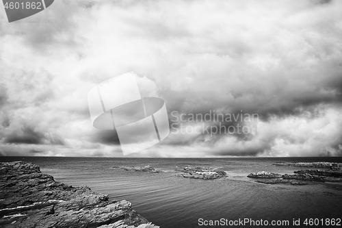 Image of Cliffs by the shore of the sea