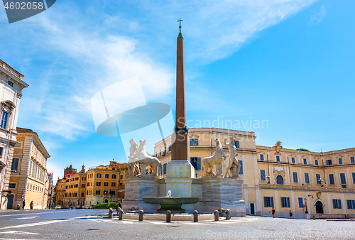 Image of Dioscuri Fountain in Rome