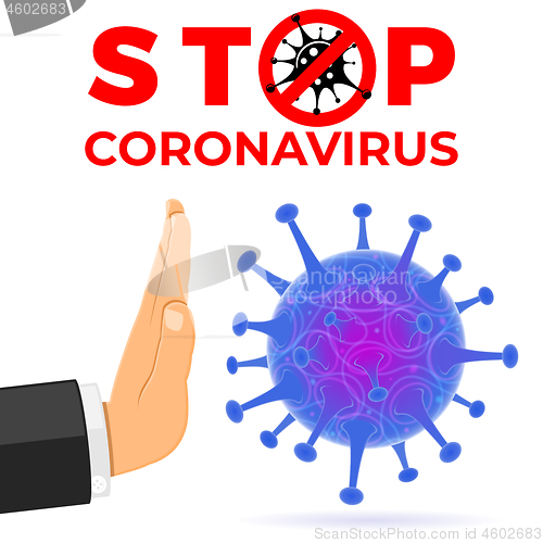 Image of Stop 2019-nCoV Coronavirus Sign