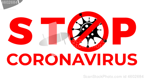 Image of Stop 2019-nCoV Coronavirus Sign