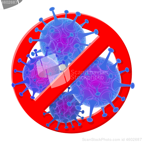 Image of Stop 2019-nCoV Coronavirus Sign