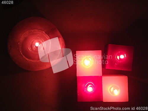 Image of square candles